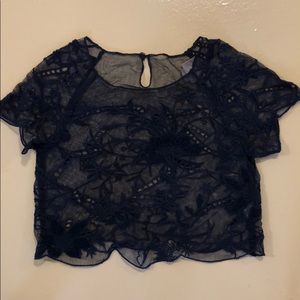 Anthropologie. Vanessa Virginia Scalloped Tee